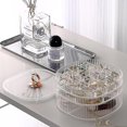 thumbnail image 3 of ABPETE Jewelry Box, 3-Layer Acrylic Jewelry Organizer with Handle, Clear Jewelry Boxes for Women Girls, Make up Organizer, Jewelry Storage Holder (Clear), 3 of 7