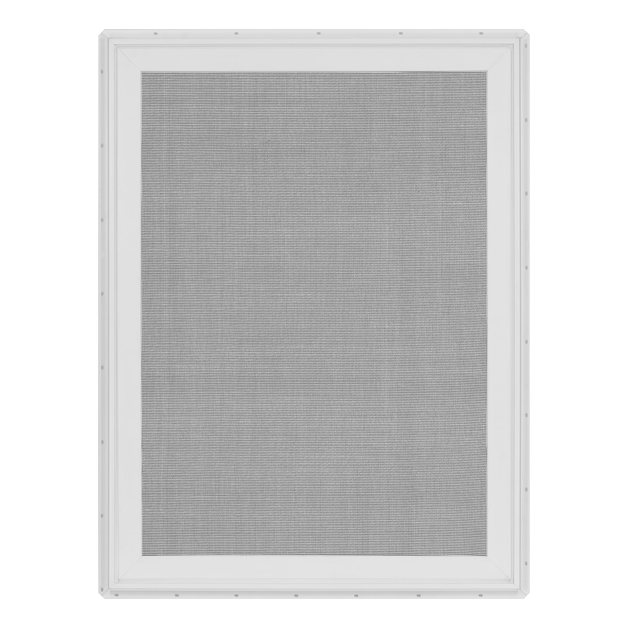 36 in. x 48 in. White Vinyl Double-Pane Insulated Left-Hand Casement Window with Screen