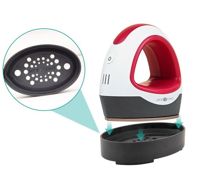 HTVRONT Mini Heat Press Machine, Portable Iron Press for Heating Transfer Objects