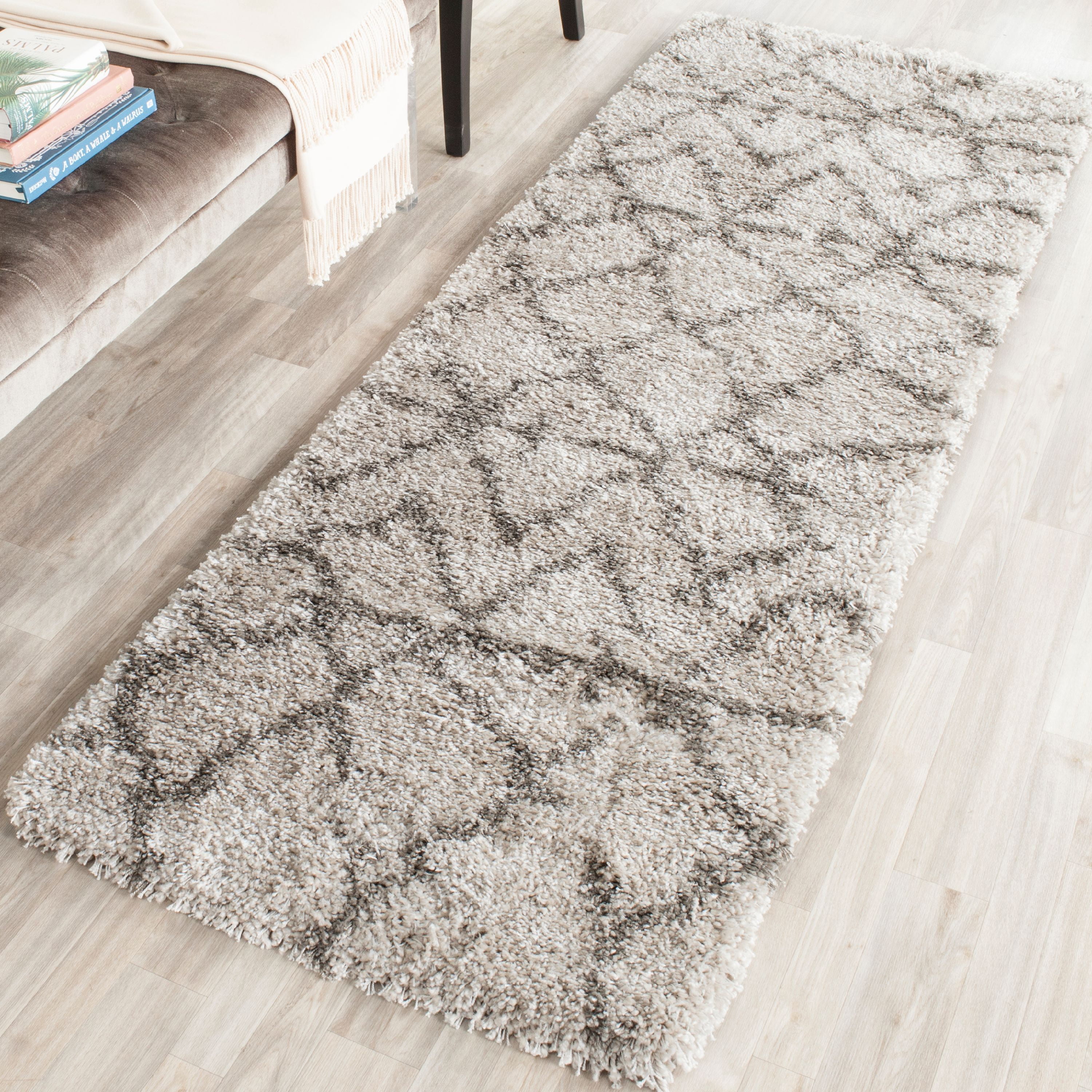 Safavieh Belize Leann Abstract Plush Shag Area Rug or Runner Walmart