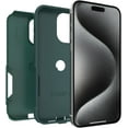 thumbnail image 4 of OtterBox iPhone 15 Pro Max Only - Commuter Series Case - Get Your Greens - Slim & Tough - Pocket-Friendly - with Port Protection - Non-Retail Packaging, 4 of 5