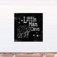 thumbnail image 4 of Creative Products Little Man Cave Bear 36x36 Canvas Wall Art, 4 of 5