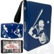 thumbnail image 1 of Álbum para cartas de béisbol Rucher, 50 fundas, capacidad para 900 cartas, azul, 1 of 7