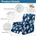 thumbnail image 5 of Xixirimido Ghost Tie-dye Pattern Recliner Cover with Pockets Reclining Slipcover 4-Pieces Lazy Boy Recliner Armchair Cover for Recliner Furniture Protector for Kid Pet, 5 of 8