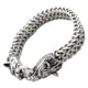 thumbnail image 2 of Pulsera clásica TUNC Sencillez Cabeza de lobo y dragón vikingo 21cm, 2 of 5