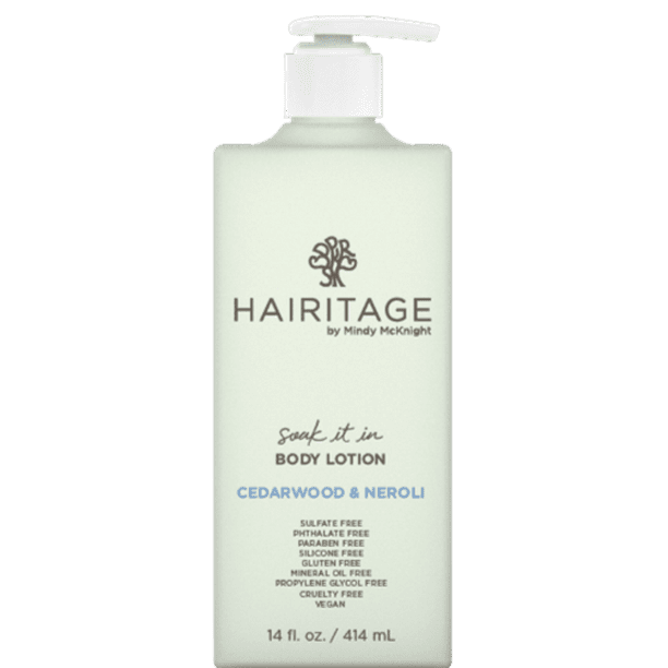 Hairitage Soak It In Cedarwood & Neroli Scented Body Lotion ...