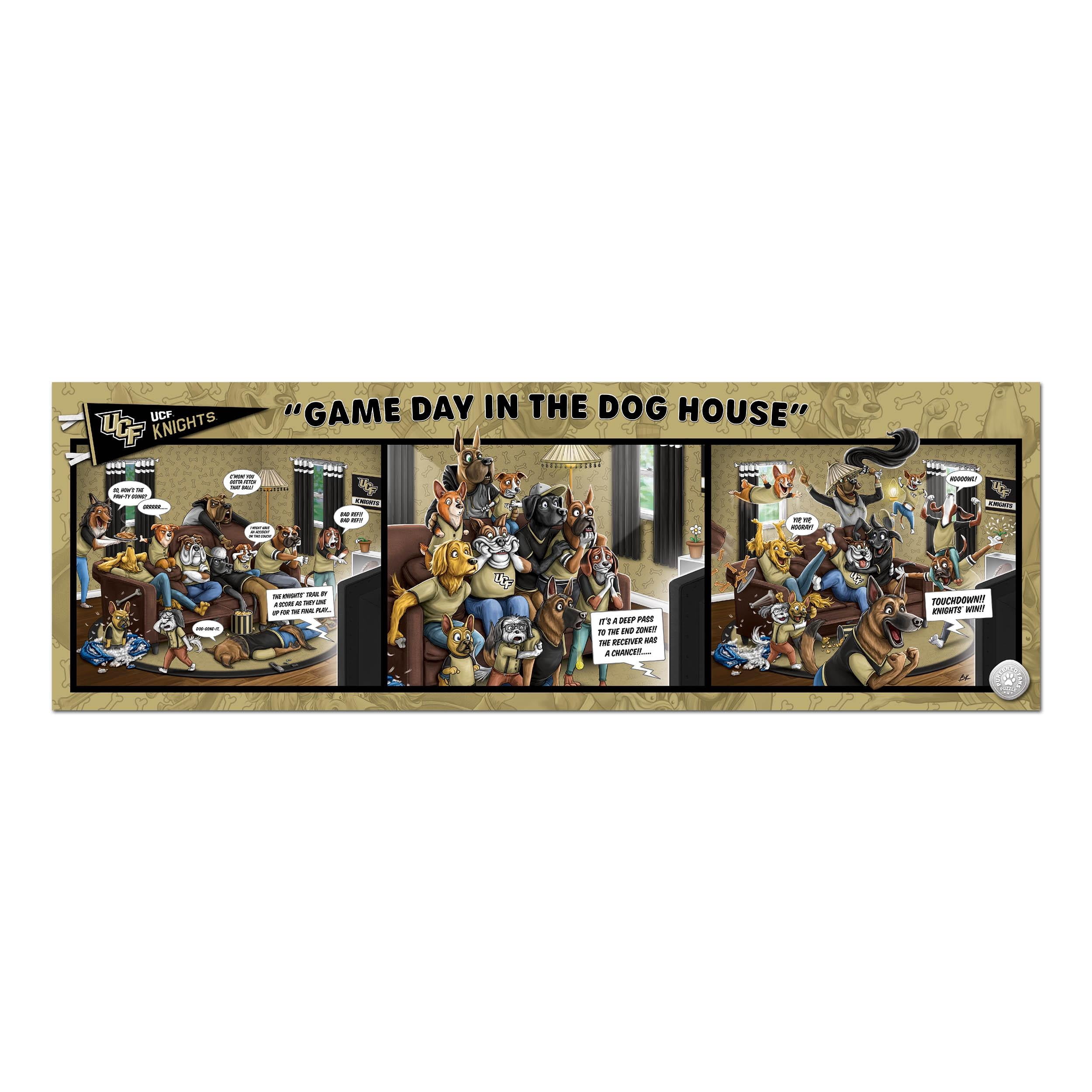 YouTheFan NCAA Central Florida Knights Purebred Fans Gameday in the Dog House 1000PC Puzzle
