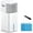White, variant on Windowless Air Conditioner Portable 1800CFM w/4 Modes&3 Speeds, 15H Timer&17FT Remote, 2 Gal Tank for 24H Cooling Swamp Cooler, 4Ice Packs, 120° Swing Evaporative Air Cooler No Hose for Room