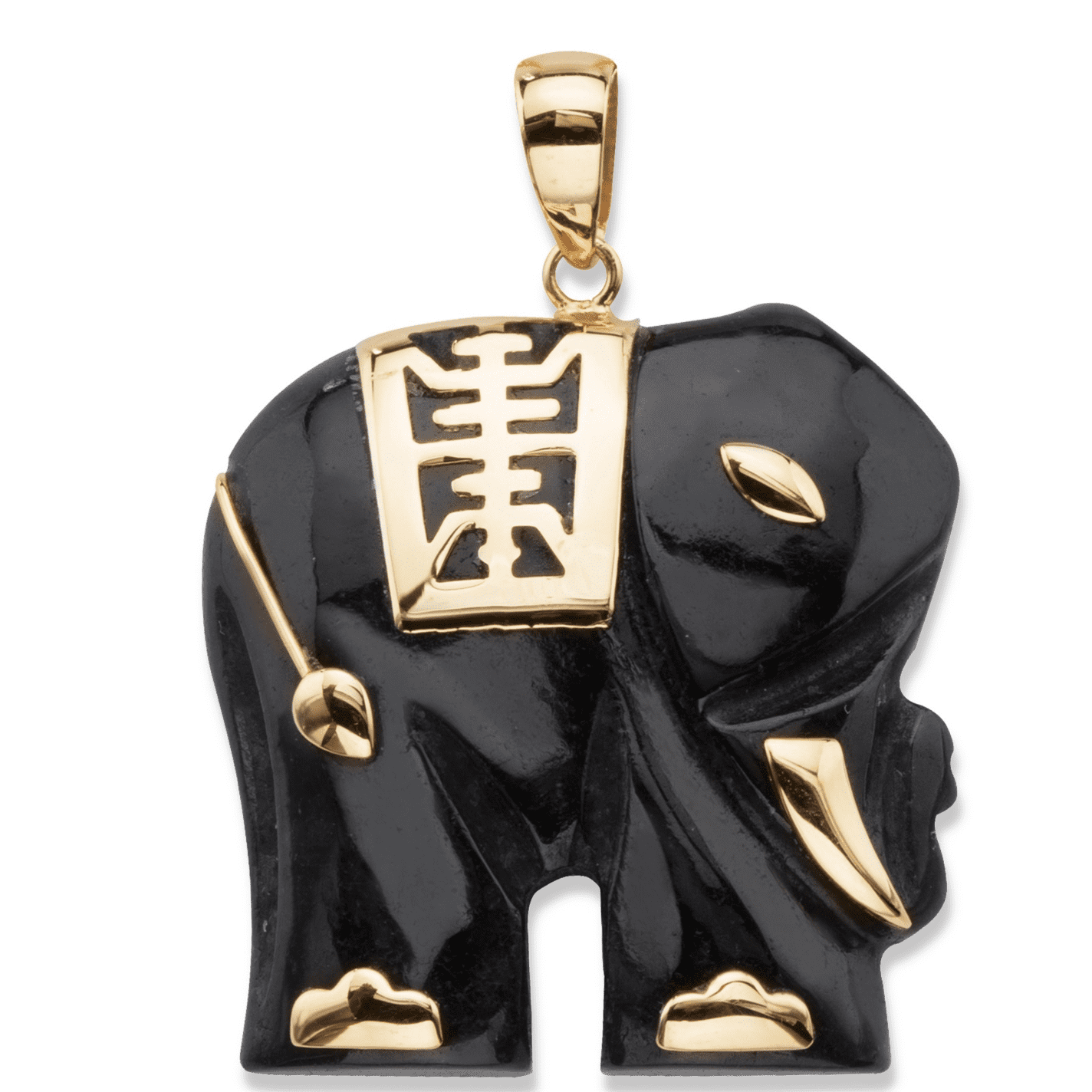 Elephant on sale pendant jade