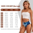 thumbnail image 4 of Fotbe Blue White Fluid Art Calzones Estampados para Mujer – Ropa Interior de Algodón, Cómoda, Suave y Elástica-Medium, 4 of 6