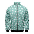 thumbnail image 3 of Chaqueta con estampado geométrico en 3D para hombre, abrigo de manga larga con estampado moderno, ropa de calle, chaquetas deportivas de gran tamaño con cremallera y personalidad, 3 of 5
