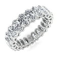 thumbnail image 3 of Jasmine - 4 Carat Oval Cut Diamond Eternity Band, 3 of 4
