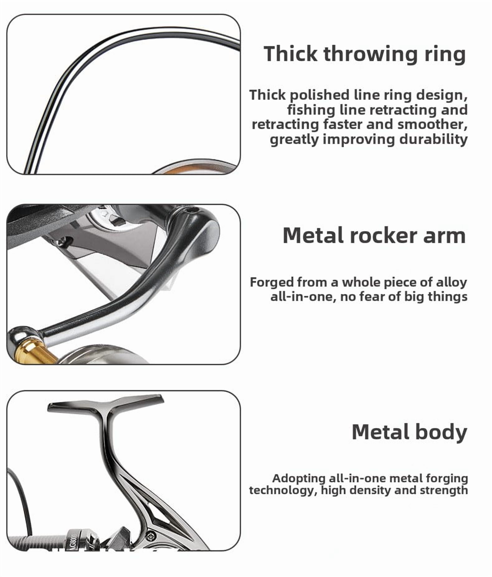 Stainless Steel Bearing Spinning Fishing Reel 8000 9000 10000 12000 14000 25KG Powerful Reel Saltwater Fresh Water Drag