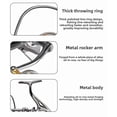 thumbnail image 6 of Stainless Steel Bearing Spinning Fishing Reel 8000 9000 10000 12000 14000 25KG Powerful Reel Saltwater Fresh Water Drag, 6 of 15