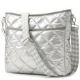 thumbnail image 1 of Bandolera acolchada EPEDAL24 Puffy Silver para mujer, 1 of 9