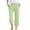 Mint Green, variant on SOFTCCLO Capri Pants for Women Plus Size Solid Drawstring Trousers Loose Casual Fashion 7/8 Length Womens Pants Army Green XXXXL