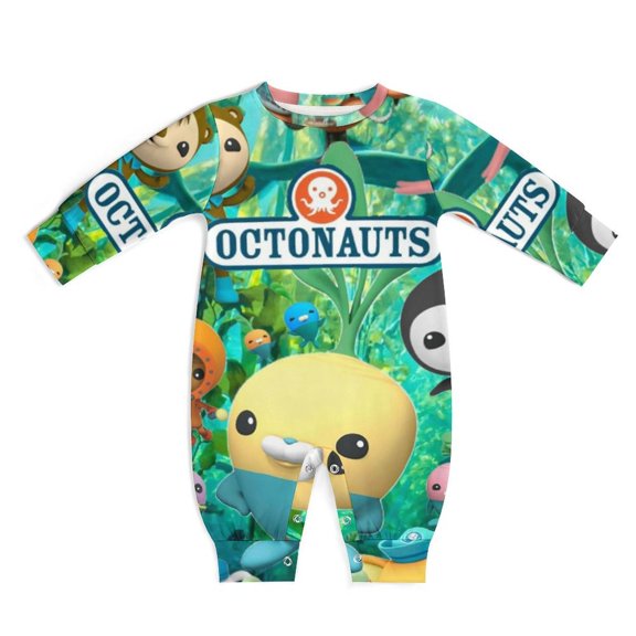 The Octonauts Unisex Baby Boy Girl Rompers Long Sleeve Infant Jumpsuits Babies' Outfits Fall Winter Clothes 0-3M
