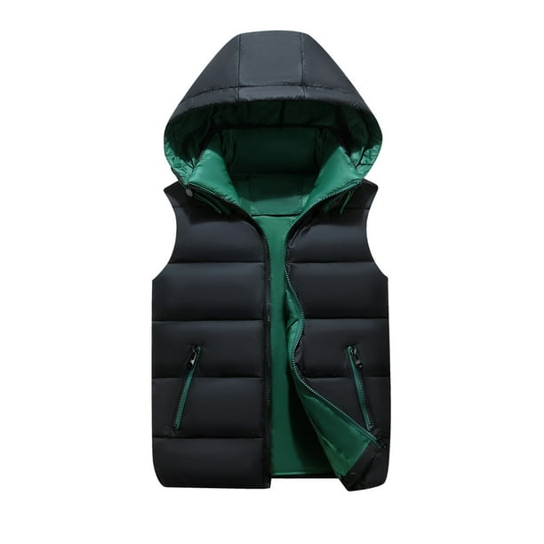 Hooded clearance sleeveless vest
