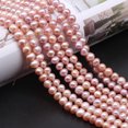 thumbnail image 1 of Aoxiang 8mm perla Artificial blanco/rosa/púrpura Plata de Ley 925 collar de cadena de 16-20 pulgadas joyería de boda de compromiso para mujer, 1 of 2
