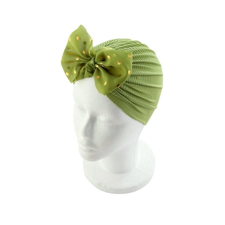 

SAYOO Baby Hat with Bow Decoration Thread Knitting Beanie Turban Clothing Accessories