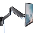 thumbnail image 1 of Soporte para Monitor WALI Negro con Brazo Ajustable para Monitores de 17 a 32 Pulgadas 10 kg, 1 of 9