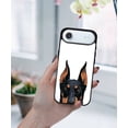 thumbnail image 5 of WIRESTER Shockproof Soft Rubber Cover Case for Apple iPhone 17 Air 6.6" 2025, Animal Black Rust Doberman Pinscher Dog, 5 of 5