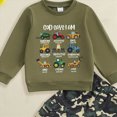 thumbnail image 4 of TOWED22 Toddler Baby Boy Fall Outfits Boys Winter Clothes Print Graphic Long Sleeve Sweatshirt Pants Set, 4 of 4