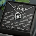 thumbnail image 5 of Wife Love Your Husband Necklace for Wife from Husband To My Wife Gift Jewelry for Her Women Forever Love Pendant, 5 of 11