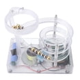 thumbnail image 1 of Kinetic Art Perpetual Motion Machine,Plastic Equilibrium Kinetic Energy Model Rolling Ball Perpetual Marble Machine,Perpetual Motion Simulator for Home Office Creative for Home, 1 of 7
