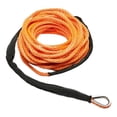 thumbnail image 3 of jiaping Synthetic Winch Rope 1/4 inch x 49 Feet Heavy Duty 7700lbs Tow Rope Winch Cable Orange, 3 of 9