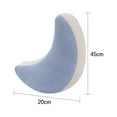 thumbnail image 2 of LABSERRON 1Set Sky-Blue Moon Throw Pillow Short Plush PP Cotton Cute Decorative Pillows for Home and Office, 2 of 8