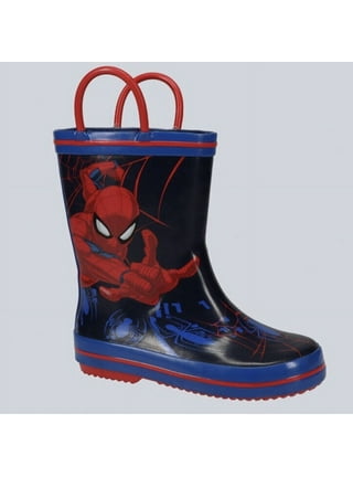 Spiderman rain hotsell boots walmart