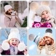 thumbnail image 4 of Dalrosia 8PCS Faux Fur Pom Pom for Hats, 5.5 Inch Large Faux Fur Pom Pom Fluffy Pom Pom Balls with Elastic Loop for Crafts Gloves Scarves Knitting Accessories, 4 of 5