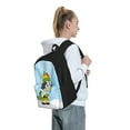 thumbnail image 6 of Lsque Bluey Pattern Adult Backpack – Durable & Lightweight PU Canvas Storage Bag , 15” Laptop Compartment, and Multiple Pockets, 6 of 7