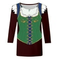 thumbnail image 3 of Oktoberfest Shirt for Women Funny Graphic German Shirts 3/4 Sleeve October Festival Oktoberfest Outfits 2025 Party Themed Tops, 3 of 4