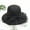 Black, variant on WCJM Under$ 10 Green Baseball Caps Polyester Muslim Hat Women's Church Derby Dress Fascinator Bridal Cap British Tea Party Wedding Hat