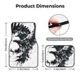 thumbnail image 5 of Naloa Abstract Eagle Ink Car Foot Mat Set of 4 Pieces - Universal Floor Liner Neoprene Full Set Floor Mats for Cars Trucks SUV, 5 of 7
