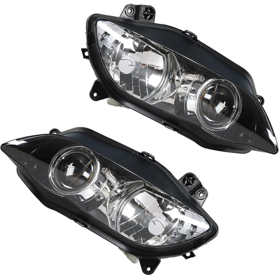 munirater Front Headlight Headlamp Replacement for Yamaha YZF R1 2004-2006