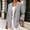 Grey, variant on Women's Casual Notch Lapel Suit Jacket,Soft Sweatshirt Knit Open Front Long Sleeve Blazer with Pockets,Relaxed Fit Lightweight Single Button,Work to Weekend Office Outfits Khaki S