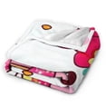 thumbnail image 3 of Hello Kitty Blanket, Super Soft Throw Blanket, Cozy Flannel Blankets For Boys Girls, Warm Blankets For Couch Sofa Bed, 60"X50", 3 of 9
