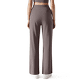 thumbnail image 3 of G4Free EverGoing Girls Wide Leg Pants High Waist Cross Waistband Sweatpants with 2 Pockets 6-12 Years School Sport, 3 of 7