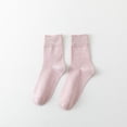 thumbnail image 2 of Jamicy Crew Socks for Women Gifts for Women Men Soft Solid Color Crew Socks Aesthetic Soft Lightweight Ankle Dress Socks, 2 of 2