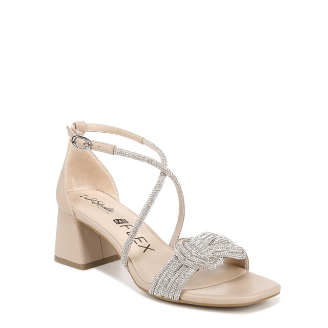 Sandalias de Tacón Cuadrado con Tiras para Mujer LifeStride Captivate 5.4 cm