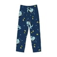 thumbnail image 4 of Kll Mens Pajama Pants For Men,Mens Lounge Pants,Funny Gifts For Men,Men'S Pajama Bottoms-Space Dinosaur, 4 of 9