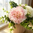 thumbnail image 4 of Artificial Flowers in Vase Centerpieces Coffee Table Decor, Silk Flower Arrangements for Home Decor Indoor Fake Flower Bouquet for Bathroom Dining Room Kitchen Wedding, 4 of 7