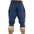 thumbnail image 4 of Generic Men's Cotton Casual Shorts 3/4 Jogger Capri Pants Breathable Below Knee Short Pants with Three Pockets, 4 of 4