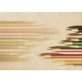 thumbnail image 1 of Ahgly Company Machine Washable Indoor Rectangle Transitional Khaki Gold Area Rugs, 7' x 10', 1 of 7