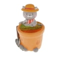 thumbnail image 4 of Mini maceta redonda de resina marrón para decoración del hogar y jardín, tipo gato 5 Sharpla Tiesto, 4 of 6