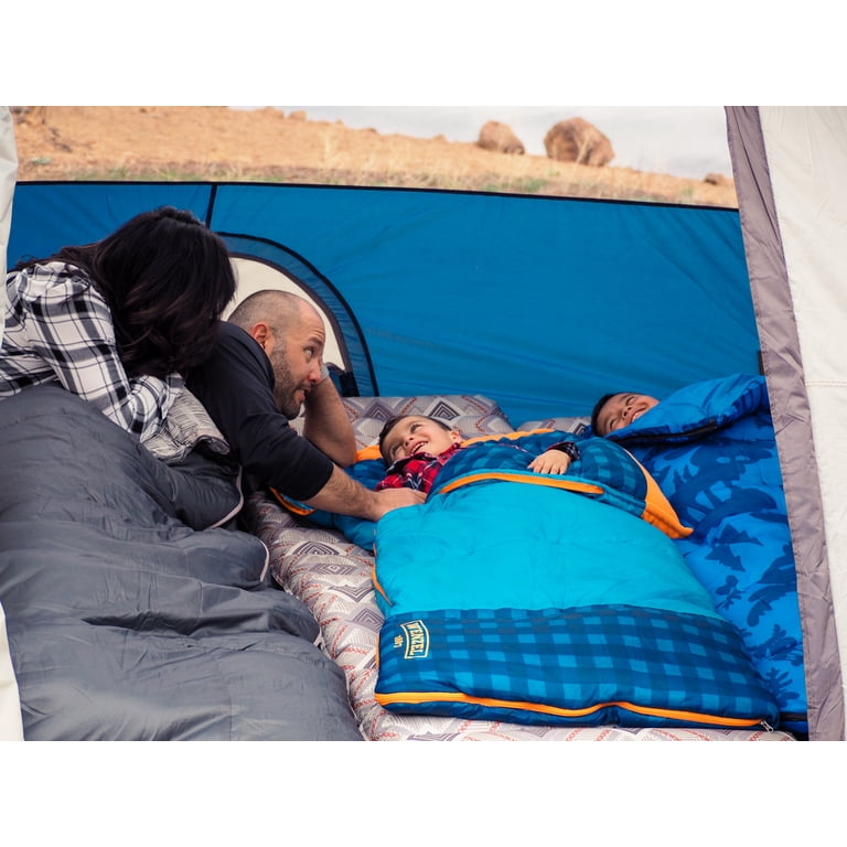Wenzel Sapling 40F-50F Degree Youth Sleeping Bag, Blue - Walmart.com