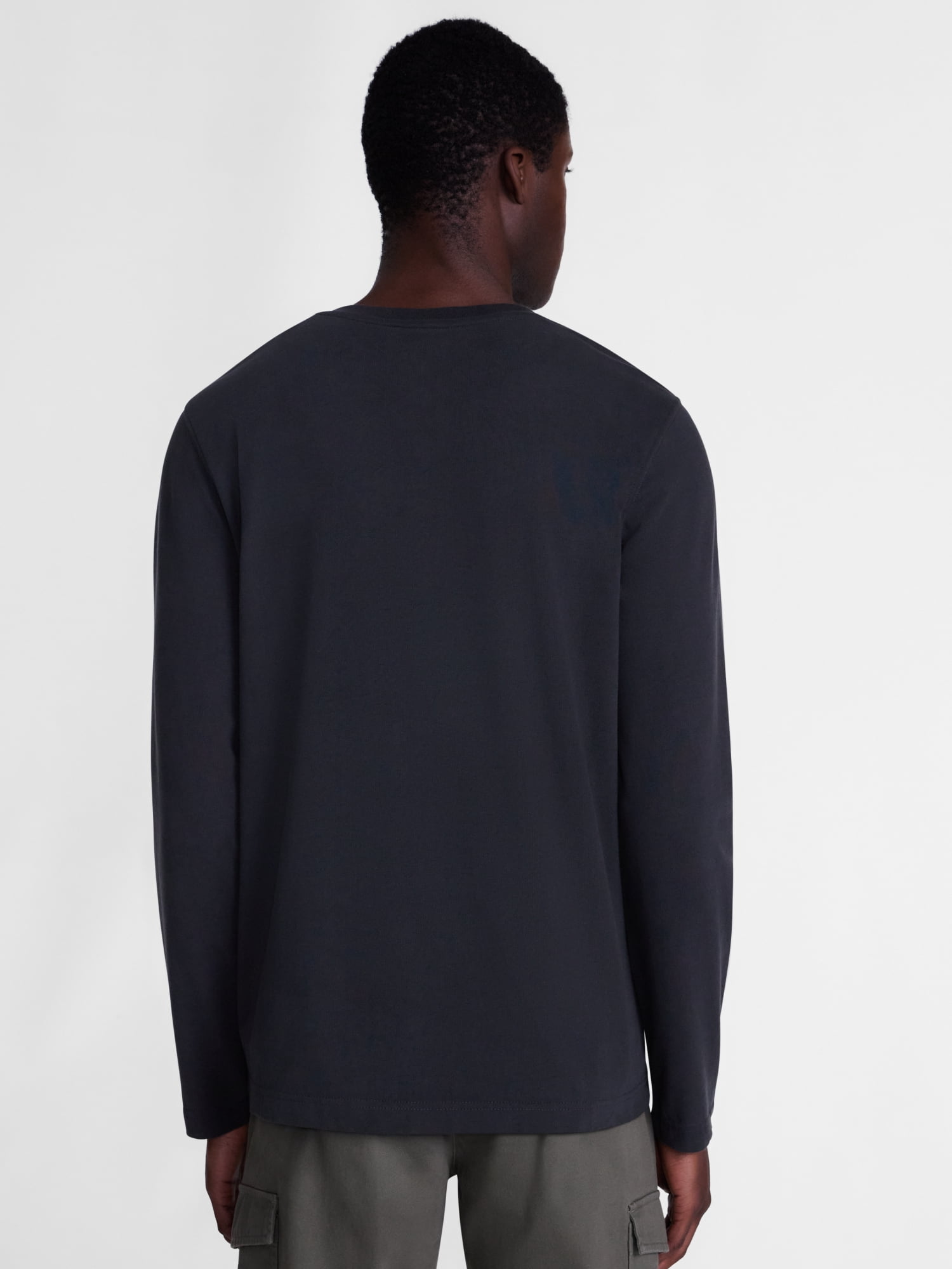 George Men's Henley Shirt with Long Sleeves, Sizes S-5XB